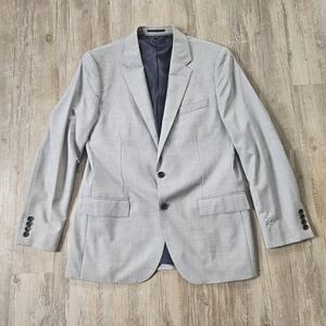 J. Crew Ludlow Light Gray Men's Loro Piana Superfine Wool Blazer Slim 42r